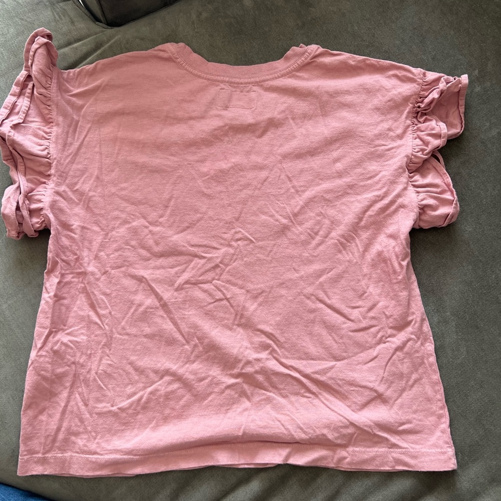 Current Elliot Ruffle Sleeve Tee size 3 - Picture 2 of 3